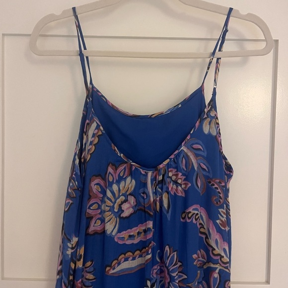 Mango Long Floral Print Dress Sz M - Picture 8 of 11